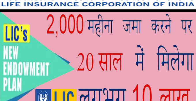 LIC NEW ENDOWNMENT Policy